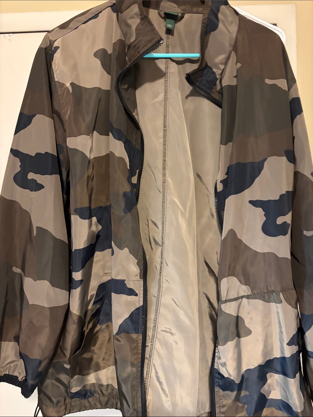 wild fable Men's Camo Windbreaker Jacket - Brown & Green